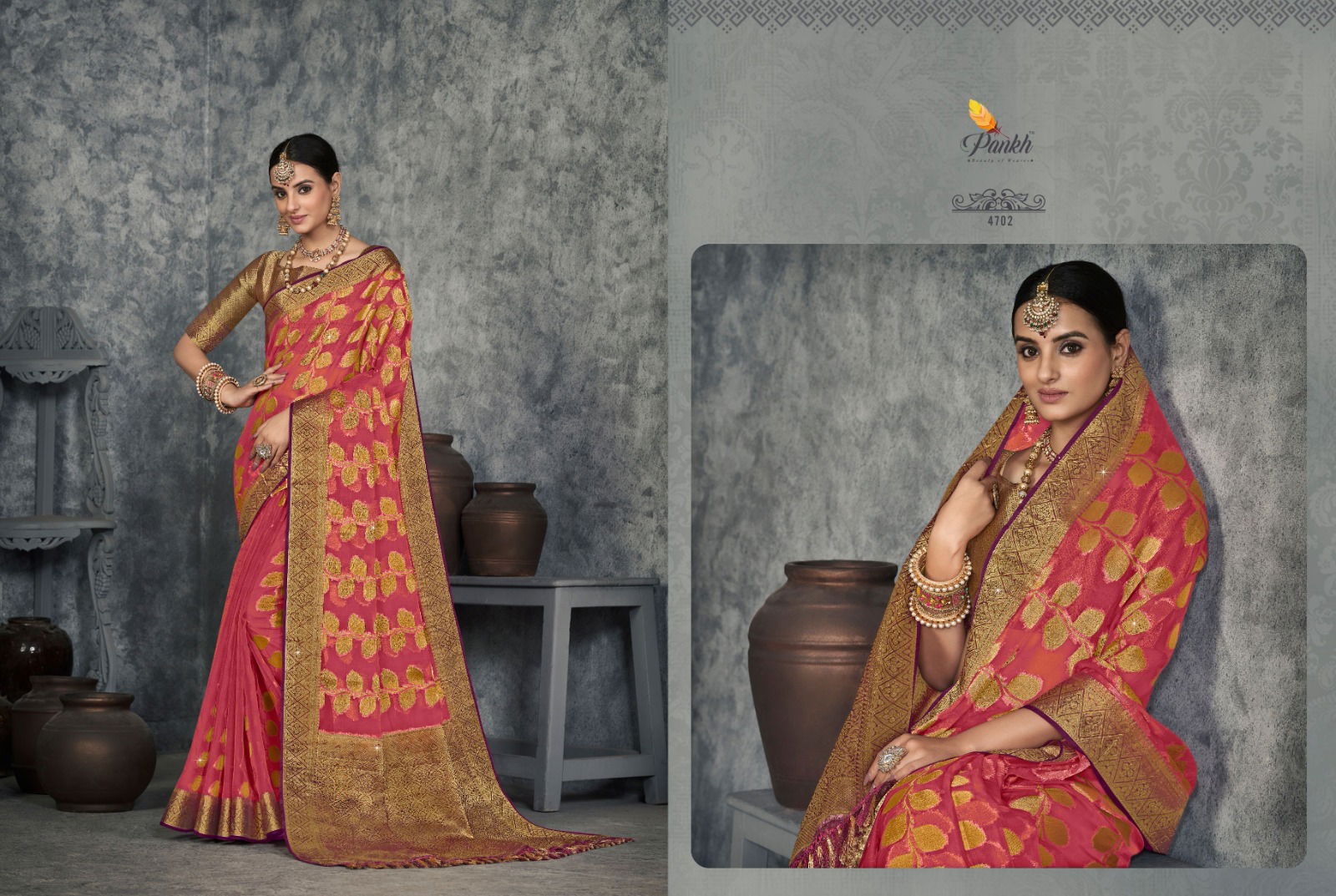 Pankh Suchitra Silk Vol 1 Designer Sarees Catalog
